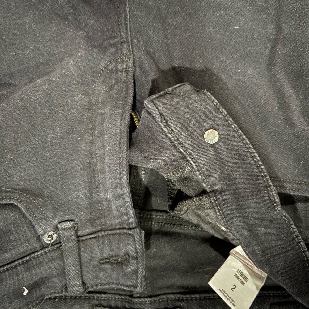 Express Black Jeggings with Matte Finish